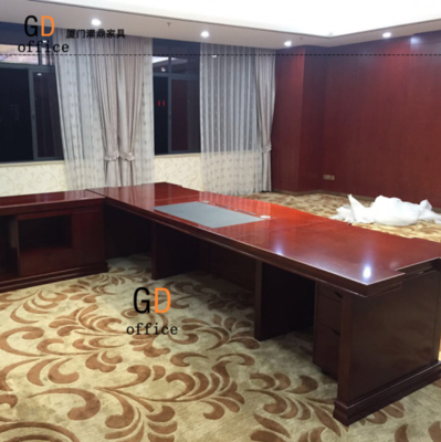 廈門大班桌現(xiàn)代板式老板桌時尚中班桌辦公家具